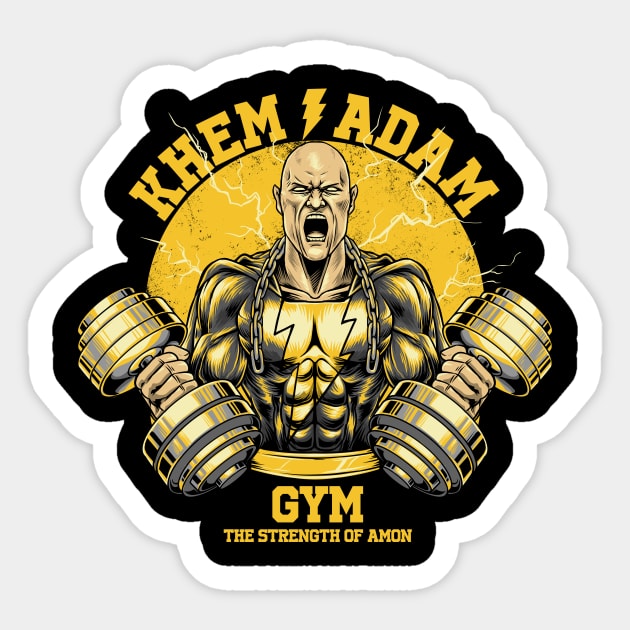 Adam Gym Sticker by joerock